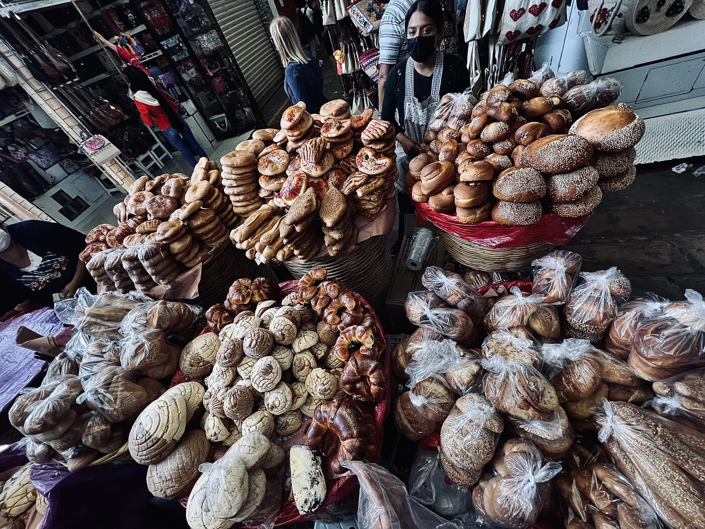 Oaxaca bread market