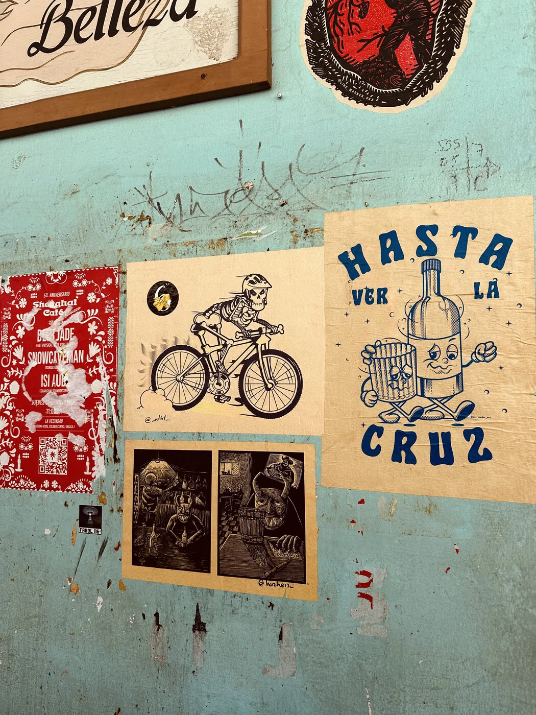 Oaxaca street art detail