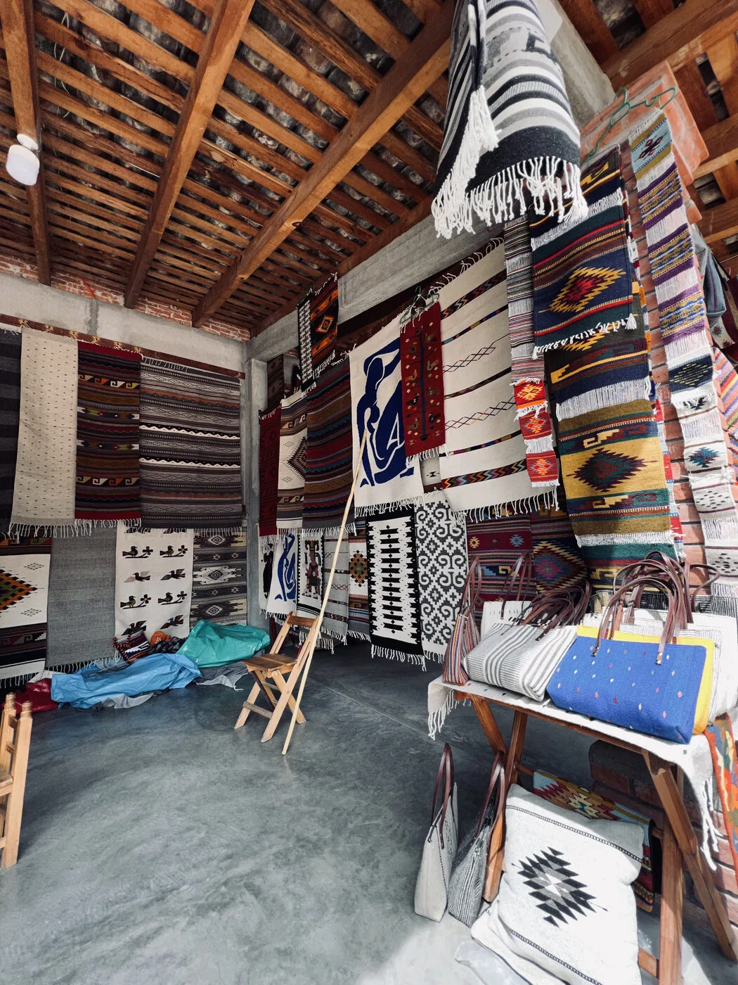 Weaving workshop, Teotitlan